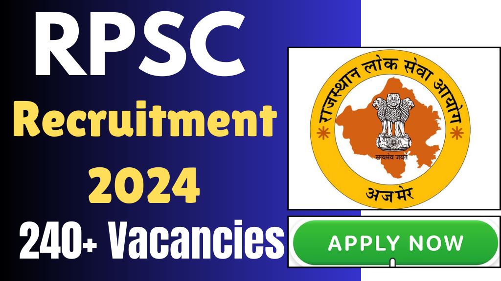 RPSC Agriculture Department Recruitment 2024