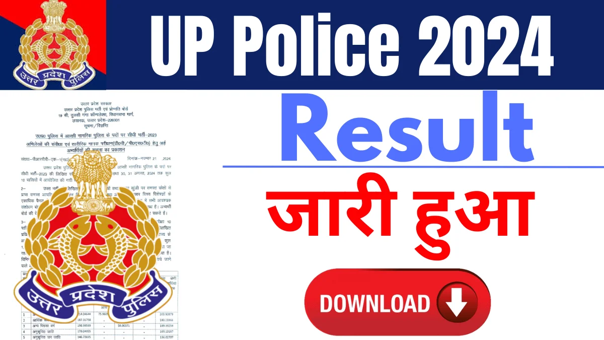 UP Constable Result 2024